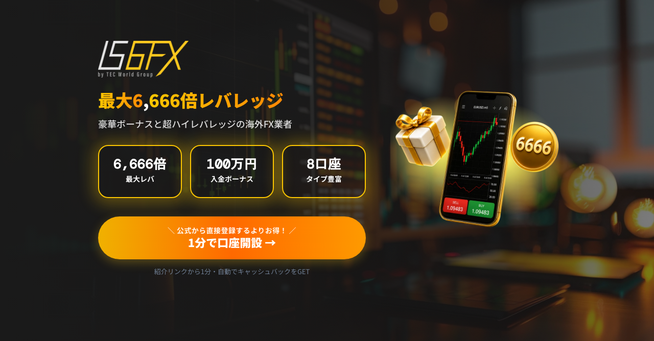 マネーチャージャーのIS6FXキャッシュバックページ